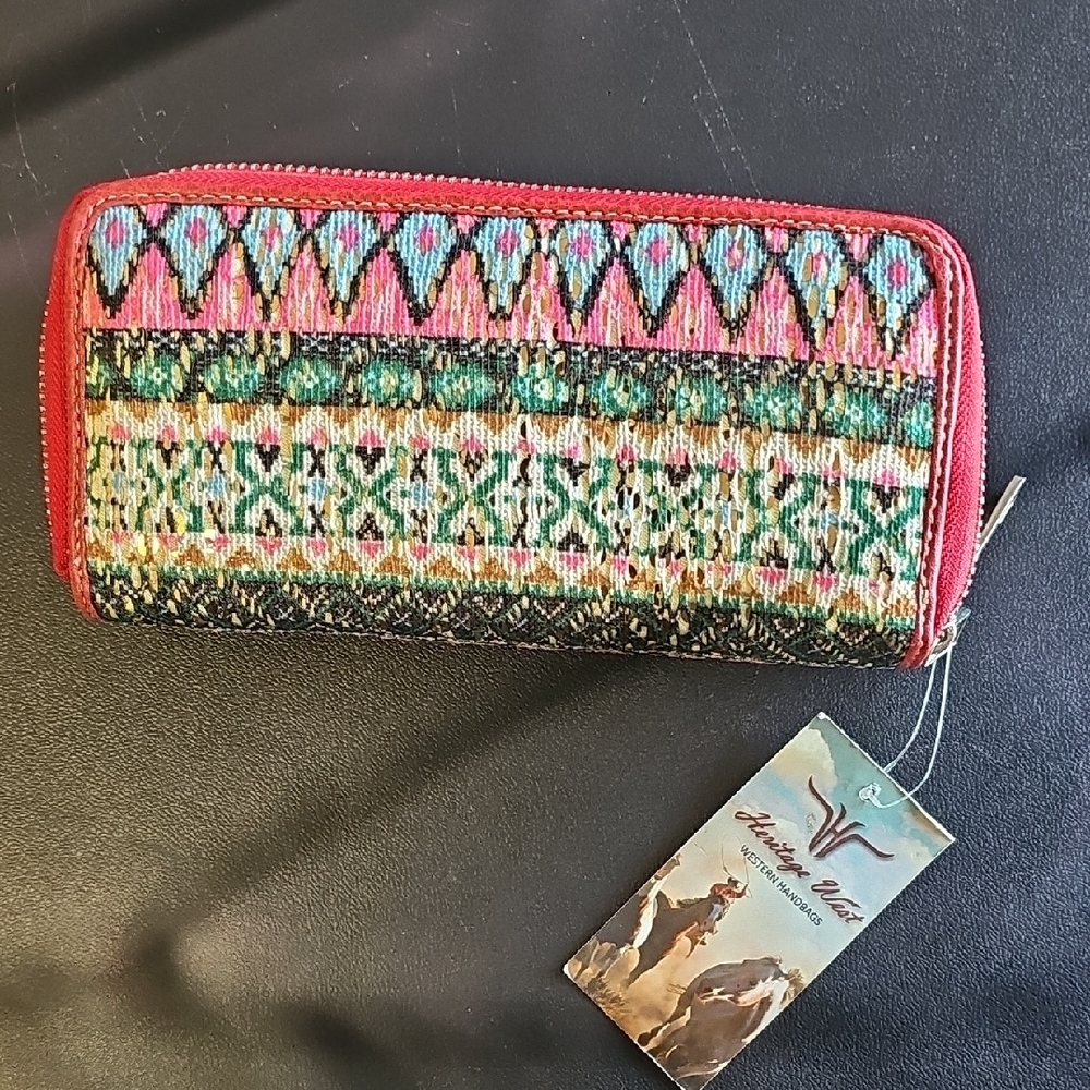 Colorful Patterned Women's Wallet